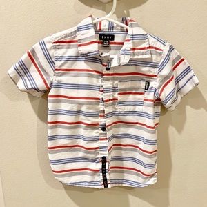 DKNY EUC red white & blue toddler kid shirt